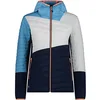 Image de CMP Femme Hybrid Hoodie veste, Bleu, 44