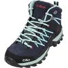 Image de CMP Femme Rigel Mid WMN Trekking Shoes WP Chaussures de randonnée, Bleu-Turquoise (Blue-Acqua), 37 EU