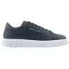 Image de A|X Armani Exchange pour homme. XUX123XV53400285 Action Leather Sneakers navy (42), Cuir, Plat, Lacets, Casuel, Marine
