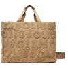 Image de Liu Jo Shopping bag grande misto lana Oat Milk