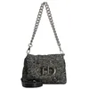 Image de Liu Jo Pochette LaPuffy Piccola Tweed Black