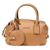 Image de Liu Jo sac à main sac à épaule bandoulière Amelie ECS Bowler Bag Suede marron clair