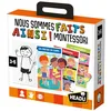Image de Headu - Nous Sommes Faits Ainsi Montessori - Le Jeu Qui Parle De Moi | Jeu Educatif 2 3 4 5 6 Ans, Jeu Educatif Montessori, Cadeau Enfants, Fille, Garçon, Made in Italy