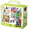 Image de Headu - Baby Play Town Montessori Jeux éducatifs, Multicolore, MU23615