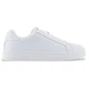 Image de A|X Armani Exchange pour homme. XM000141AF11912U0002 Baskets en cuir blanc (45), Plat, Lacets, Casuel