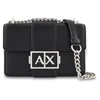 Image de A|X Armani Exchange pour femme. XW000071AF12039UC001 Sac en métal avec logo noir (OSFA), Casuel, Fête, Polyester