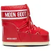Image de Moon Boot Icon Bottes d'hiver Basses en Nylon Rouge Pointure 42-44