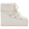 Image de Moon Boot unisex. 80D1409380 Bottines en caoutchouc Icon Low Beige (42/44), Plat, Lacets, Casuel