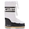 Image de Moon Boot pour femme. 80D1400440 Bottes Icon en nylon noir, blanc (35/38), Plat, Aucun, Casuel, Neige