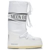Image de Moon Boot pour femme. 80D1400440 Bottes Icon en nylon blanc (42/44), Plat, Aucun, Casuel, Neige