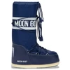 Image de Moon Boot pour femme. 80D1400440 Bottes Icon en nylon bleu (39/41), Plat, Aucun, Casuel, Neige