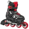 Image de Rollerblade Microblade Urban Patins à roulettes en Ligne pour garçon Noir/Rouge Pointure 33-36,5