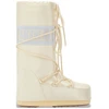 Image de Moon Boot pour femme. 80D1403060 Bottes beige Icon Pearly (39/41), Plat, Lacets, Casuel