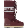 Image de Moon Boot unisex. 80D1400440 Bottes Icon en nylon marron (35/38), Plat, Lacets, Casuel, Grenat