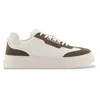 Image de A|X Armani Exchange pour homme. XM002200AF21419MZ439 Chaussures décontractées pro blanc (43), Noir, Tissu, 3 à 5 cm, Lacets, Casuel