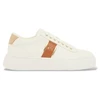 Image de A|X Armani Exchange pour femme. XW002224AF21429MZ433 Chaussures Ax Combi blanc (38), Plat, Lacets, Casuel
