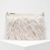 Image de Coccinelle - Sac bandoulière en Cuir & Fausse Fourrure Mini Bag écru 27.5x19.5 cm OS