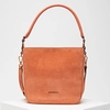 Image de Coccinelle - Sac à main en Velours de Cuir Florence pêche 21x22x9 cm OS