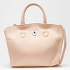 Image de Coccinelle - Sac à main en Cuir Angie nude 21x21x13 cm OS