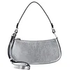 Image de Coccinelle Cuir sac à épaule bandoulière Merveille Mini Bag Silver argenté