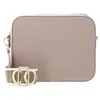 Image de Coccinelle Cuir sac à épaule bandoulière Tebe Crossover Bag Rosette beige
