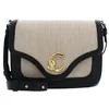 Image de Coccinelle sac à épaule bandoulière C-Me Canvas Handbag Natural/Noir