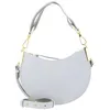 Image de Coccinelle Cuir sac à épaule bandoulière Sunup Shoulder Bag Snow/Greenery gris clair