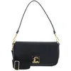 Image de Coccinelle Cuir sac à épaule bandoulière sac à main C-Me Handbag Grained Leather Noir