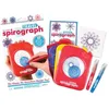Image de SPIROGRAPH VOYAGE- Le célèbre Spirograph à ammener partout avec soi - Création de spirales colorées à l'infini ! Dès 8 ans.