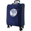 Image de METZELDER Valise Souple Taille Cabine Trigone Ultra Leger & Grosse CAPACITE DE Chargement Garantie 1 an (S_Petite Taille/Taille Cabine_55x38x20cm_43L 2,3kg, Bleu Marine (Navy Blue))