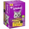 Image de Whiskas 1+ Nourriture pour Chat au Choix en Sauce, 12 x 85 g (1 Paquet)   Nourriture Humide de qualité supérieure pour Chats Adultes en 12 sachets portions