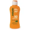 Image de Babaria - Lait solaire SPF50+ UVA-UVB et infrarouge, accélérateur de bronzage, contient de l'aloe vera, résistant à l'eau, végétalien, unisexe - 100 ml