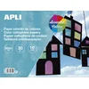 Image de Lot de 10 Bloc de 10 feuilles de papier cellophane 30 g/m², 32x24 cm, coloris assortis