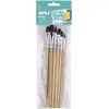 Image de Apli kids 17463 - Blister de 6 pinceaux en bois pointes assorties