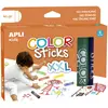 Image de Apli kids 17538 - Pack de 6 Tubes Gouache Solide XXL - Spécial mural - 40 gr