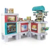 Image de Chicos - Cuisine Enfant 2en1 Deli Kitchen XL | Dinette Entants | Barbecue | Système photochromique avec véritable Effet de Cuisson, lumières et Sons | pour Les Enfants de 3 4 5 Ans (85124)
