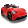 Image de INJUSA - Voiture Électrique Porsche Taycan pour Enfants de 2 à 4 Ans | avec Batterie 12V | Lumières | Sons | Mp3 | Marche Arrière | Radiocommande | Ouverture des Portes | 6 km/h | Rouge (7200)