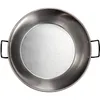 Image de Plat à paëlla traditionnel - LA VALENCIANA - Diamètre 40 cm - Acier poli