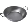 Image de VAELLO - Plat à Paella Haut en Métal - Plat de Cuisson Résistant, Accessoire Cuisine Extérieure Facile à Nettoyer - Poêle à Paella à 2 Poignées, Ø 60 cm