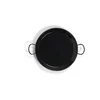 Image de VAELLO - Plat à Paella en Métal Émaillé - Plat de Cuisson Résistant - Accessoire Cuisine Extérieure Facile à Nettoyer - Poêle à Paella à 4 Poignées, Ø 90 cm