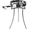 Image de VAELLO - Paravent à Réchaud à Gaz en Inox - Adapté aux Brûleurs et Réchauds à Paella de Ø 70 à 100 cm - Accessoire Cuisine Extérieure, Camping, Pique-Nique, Noir