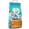 Image de Sanicat Litière agglomérante parfum vanille et mandarine Composée de minéraux naturels avec contrôle des odeurs garanti Retient l’humidité et facilite le nettoyage Format 8L