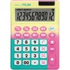 Image de Blister Calculatrice 12 Chiffres Sunset Jaune - Rose Milan®
