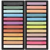 Image de MILAN Boîte de 24 barres pastel souples Couleurs métallisées Art Multicolore Normal