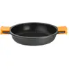 Image de BRA Efficient | Faitout Bas 45 cm sans Couvercle, Fonte D'Aluminium, avec Antiadhésif Platiunm Plus sans PFOA, avec Anses en Silicone Démontables, Tous Feux Dont Induction
