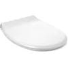 Image de TATAY Abattant WC Universel Compatible Modèle Victoria | Thermoplastique Résistant | Finition Brillante | Fixation Facile | Fabriqué en Espagne | Forme Ovale - Modèle Polo - Blanc