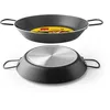 Image de IBILI - Poêle à paella noire, 42 cm, Aluminium, Antiadhésif, 10 portions