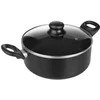 Image de IBILI - Casserole avec couvercle en verre, Aluminium, 20 cm, Antiadhésif, Compatible avec l’induction