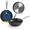 Image de IBILI - Poêle Quarzo, 24 cm, Aluminium, Quantanium antiadhésif, Compatible avec l’induction