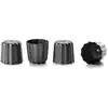 Image de Set de 4 moules canelés acier antiadhérent 6 cm Ibili